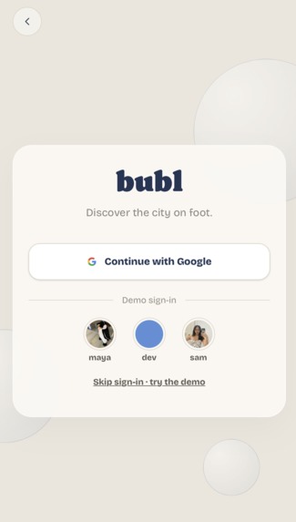 bubl – screenshot 2