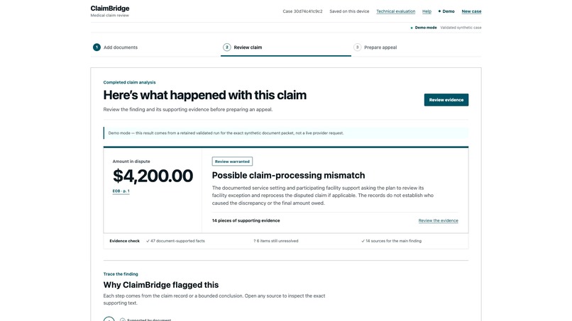 ClaimBridge – screenshot 1