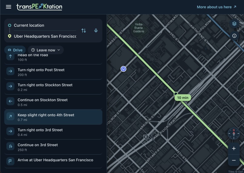 transPEAKtation – screenshot 4