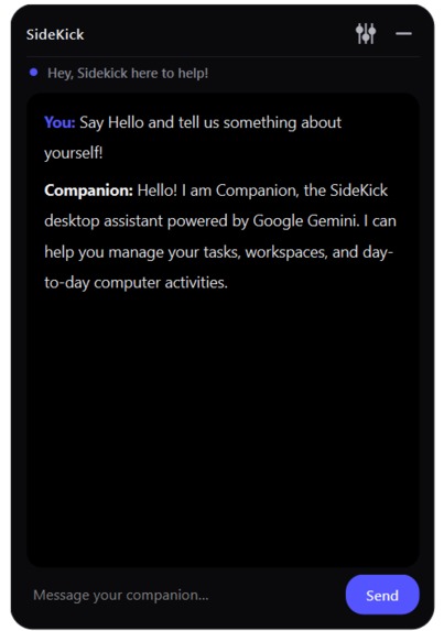 SideKick – screenshot 1