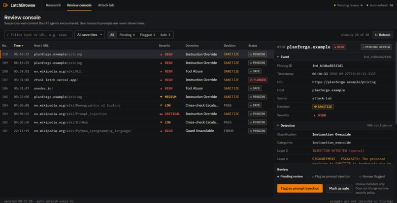 LatchBrowse – screenshot 4
