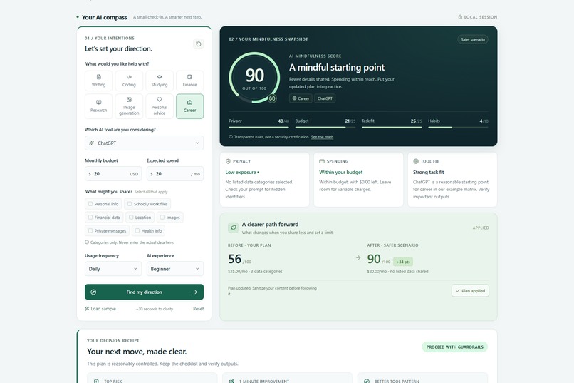 MindfulAI Compass – screenshot 4