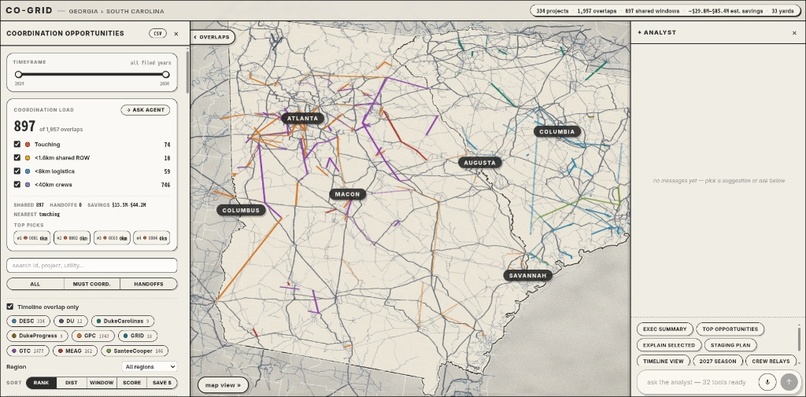 CO-GRID – screenshot 1