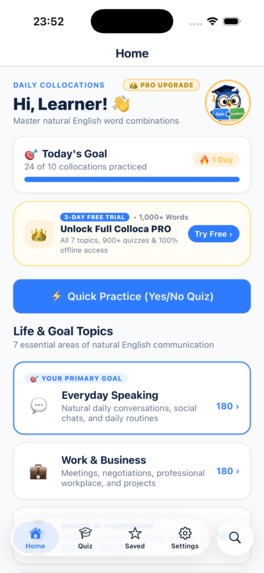 English Collocations: Colloca – screenshot 1
