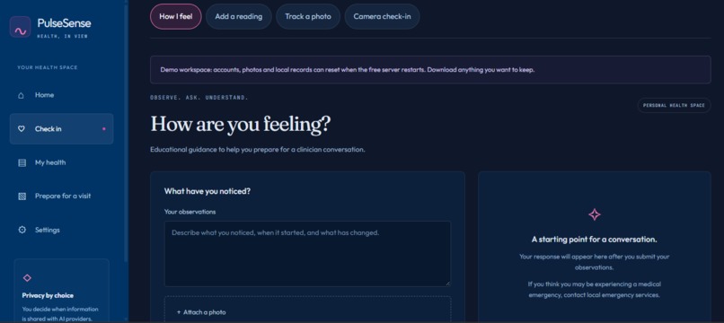 PulseSense AI – screenshot 3