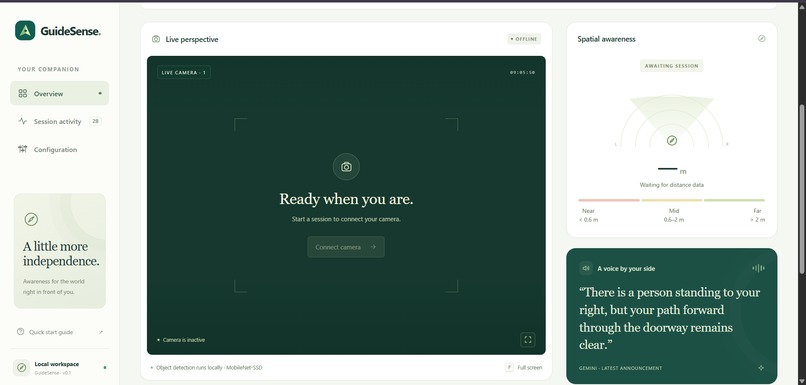 GuideSense – screenshot 2