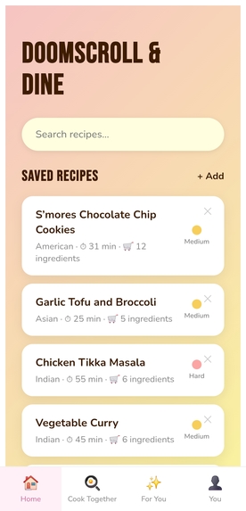 Doomscroll & Dine – screenshot 1