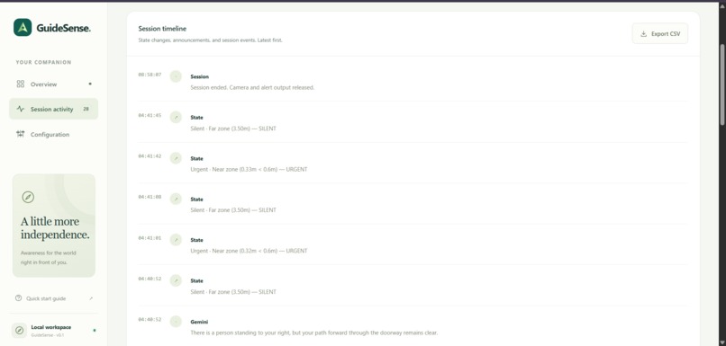 GuideSense – screenshot 3