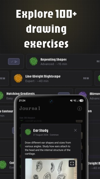 ArtLevelUp - Drawing Practice – screenshot 4
