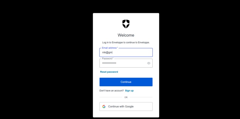 Enveloppe – screenshot 2