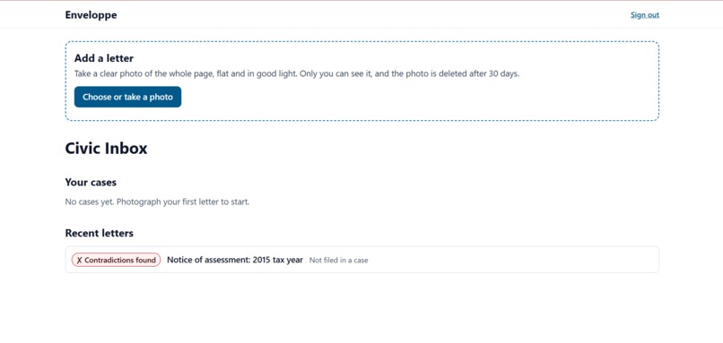 Enveloppe – screenshot 3