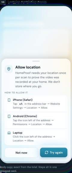 HomeProof – screenshot 4