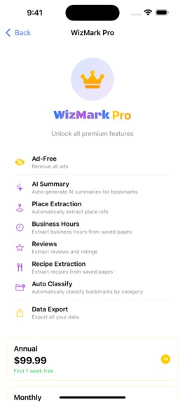 WizMark – screenshot 5