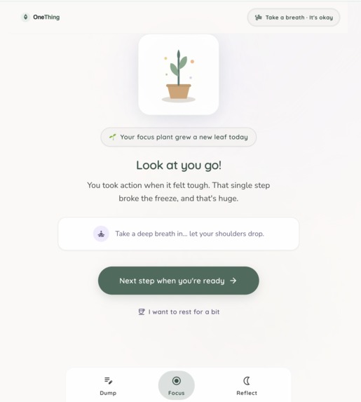 OneThing – screenshot 5
