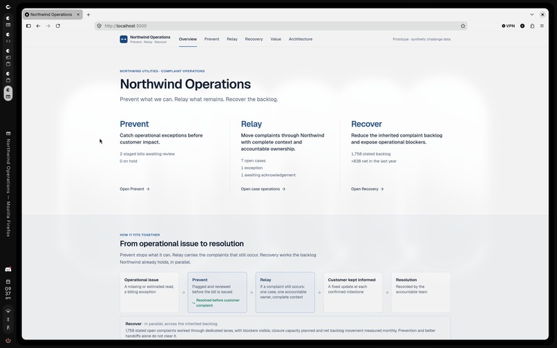 Northwind Relay – screenshot 1