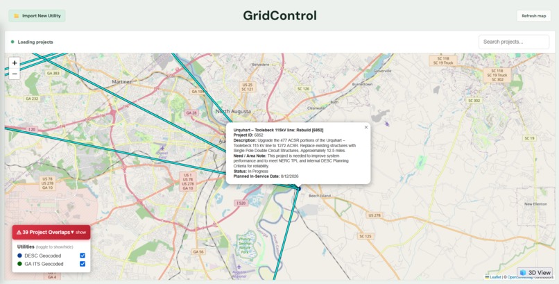 GridControl – screenshot 2