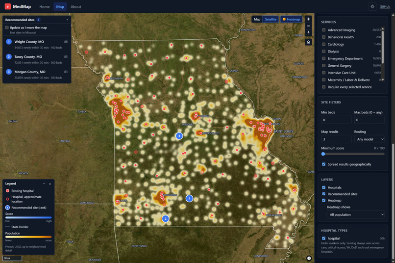 MedMap – screenshot 2