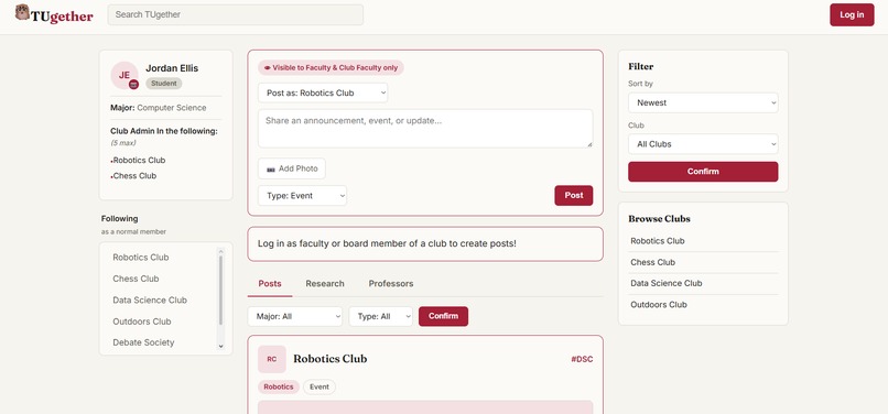 TUgether – screenshot 1