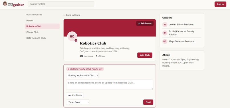 TUgether – screenshot 2