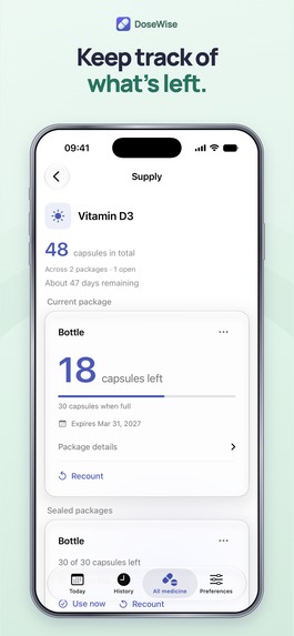 DoseWise – screenshot 4