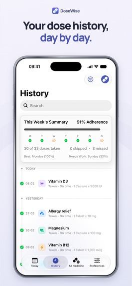 DoseWise – screenshot 5