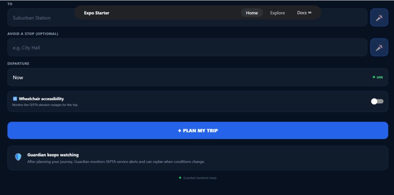 SEPTA Guardian – screenshot 1
