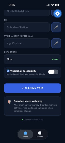 SEPTA Guardian – screenshot 3