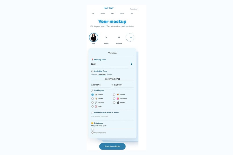 HalfHalf – screenshot 4