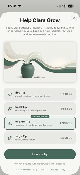 Migraine Tracker: Clara – screenshot 13