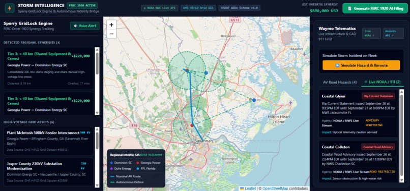 Storm Intelligence | Sperry GridLock & Autonomous Mobility – screenshot 1
