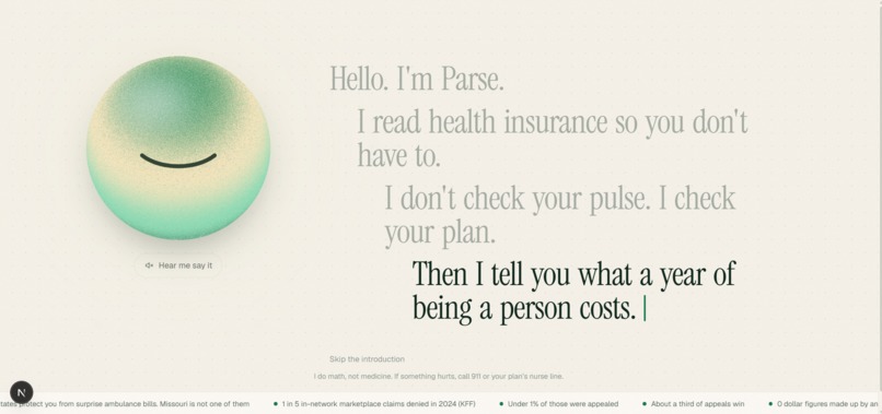 Parse – screenshot 1