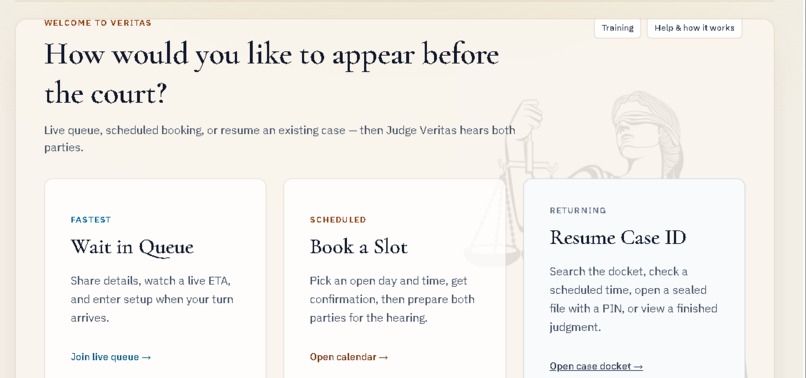 Veritas.ai – screenshot 1