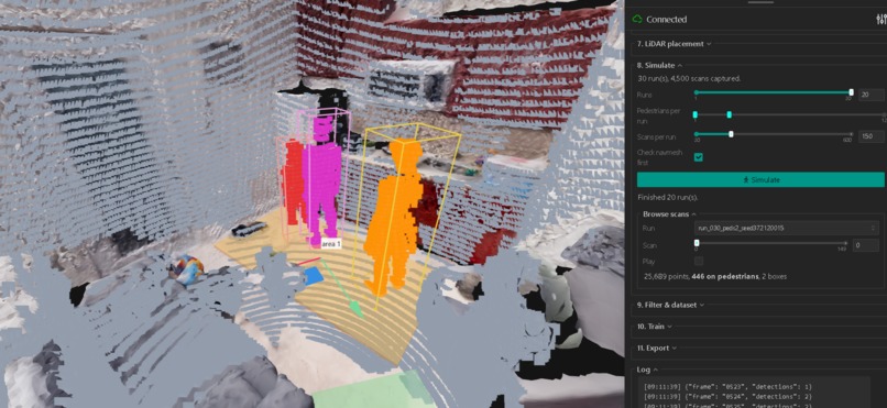  LiDAR Pedestrian Detection Using Synthetic Training Data – screenshot 1