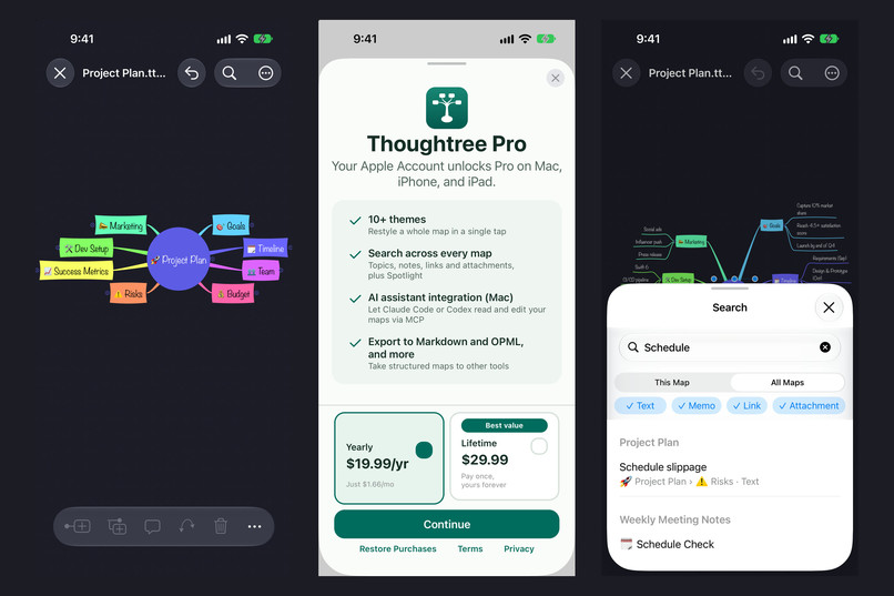 Thoughtree: Mind Map & Outline – screenshot 6