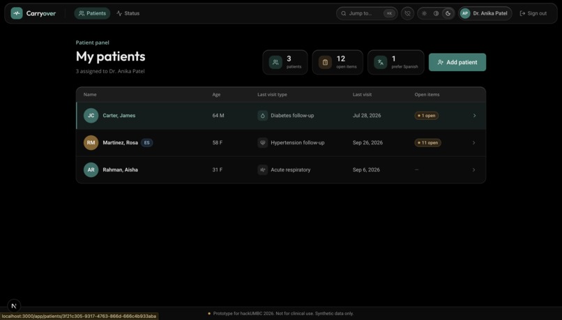 CarryOver – screenshot 2