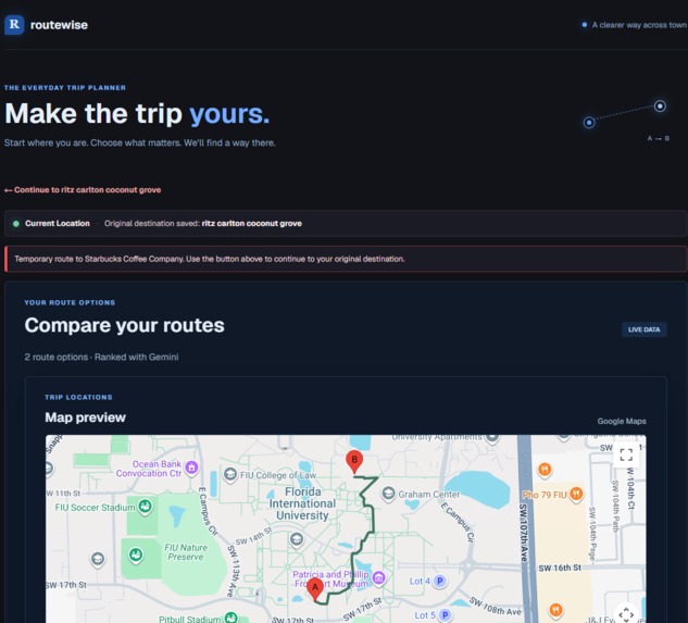 RouteWise – screenshot 5