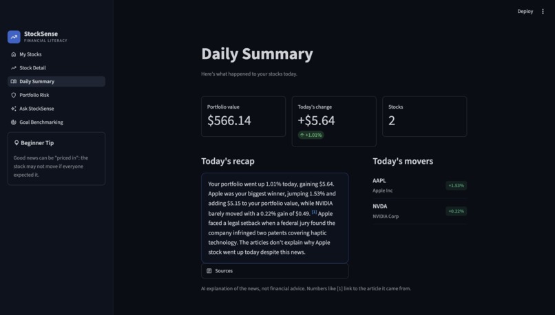 StockSense – screenshot 4