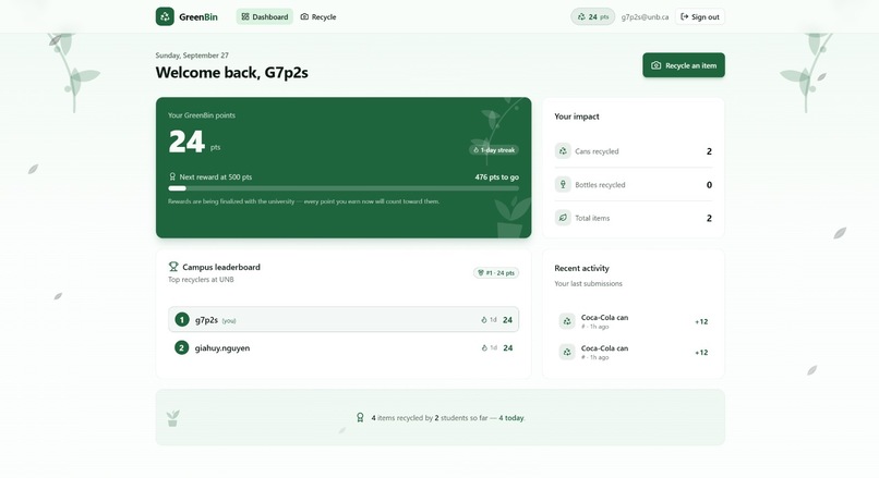 GreenBin – screenshot 4