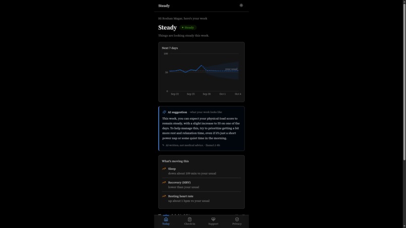 Steady – screenshot 3