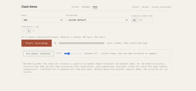 Clack – screenshot 1