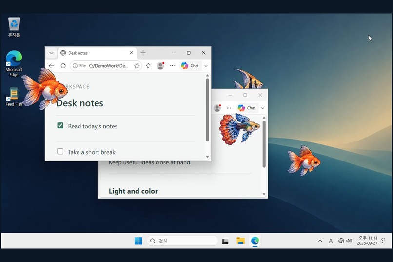 Desktop Aquarium – screenshot 1