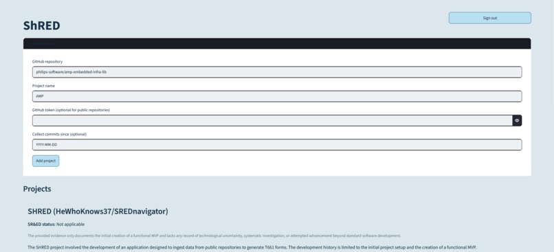 ShRED – screenshot 1