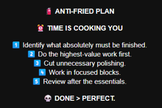 Am I cooked?