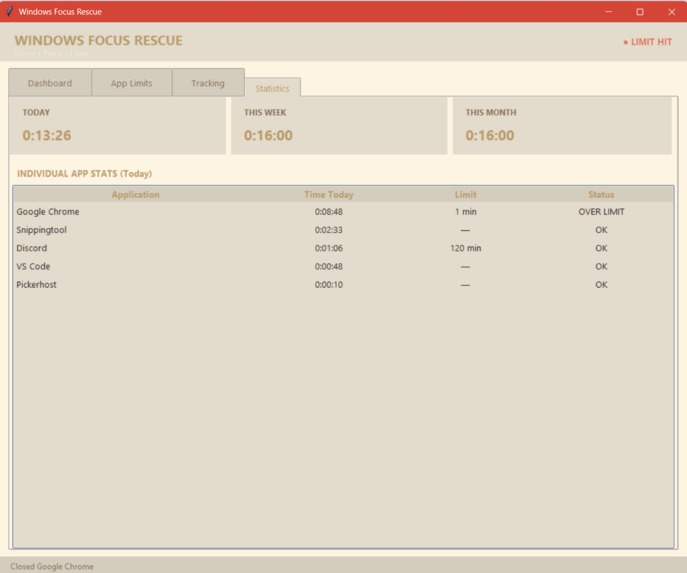 Windows Focus Rescue. – screenshot 2