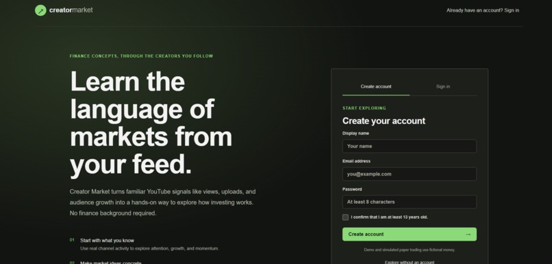 CreatorMarket – screenshot 2