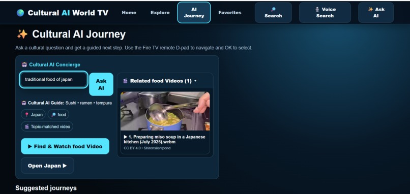 Cultural AI World TV – screenshot 4