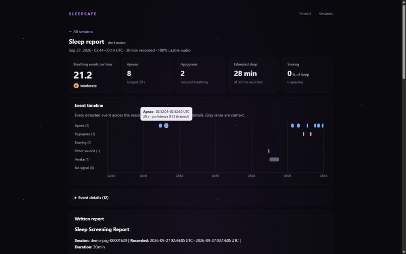 SleepSafe – screenshot 3