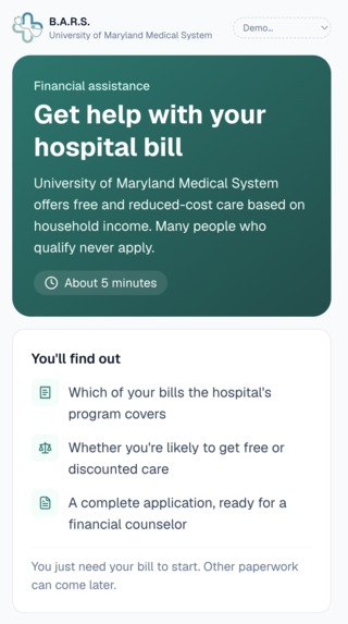 B.A.R.S. (Bill Accessibility & Relief System) – screenshot 4