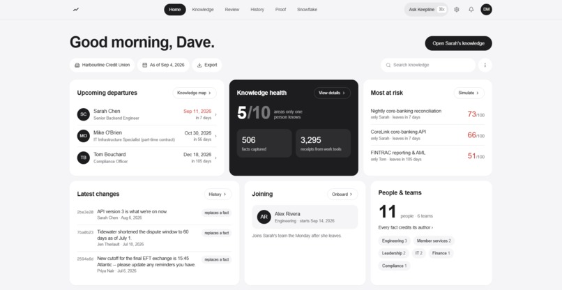 Keepline – screenshot 1