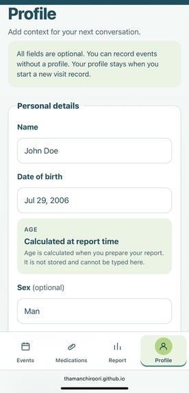 CareTrail – screenshot 1